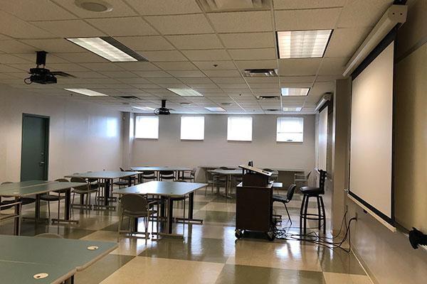 lecture room 123