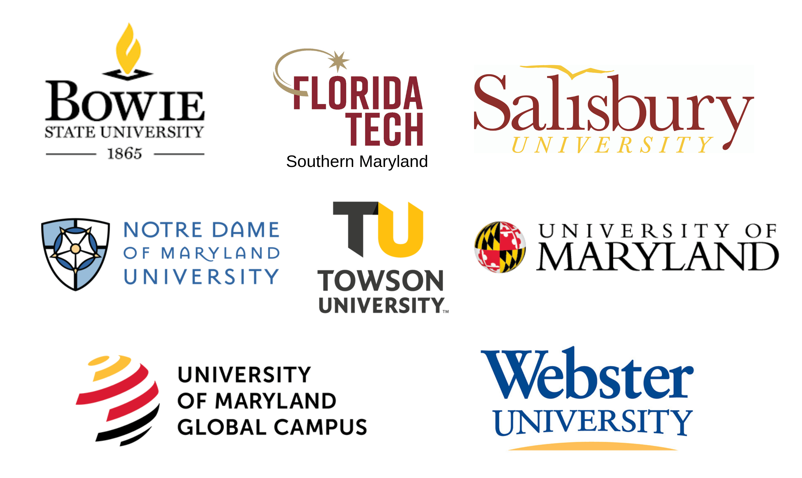 Image with the logos of all 8 USMSM universities
