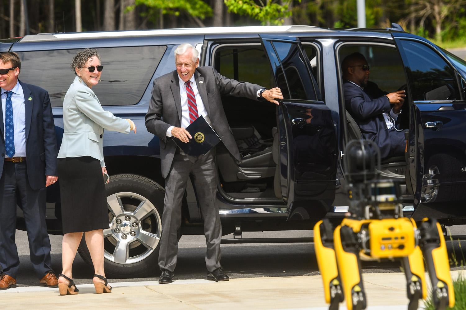 Ben Cardin and Steny Hoyer Visit