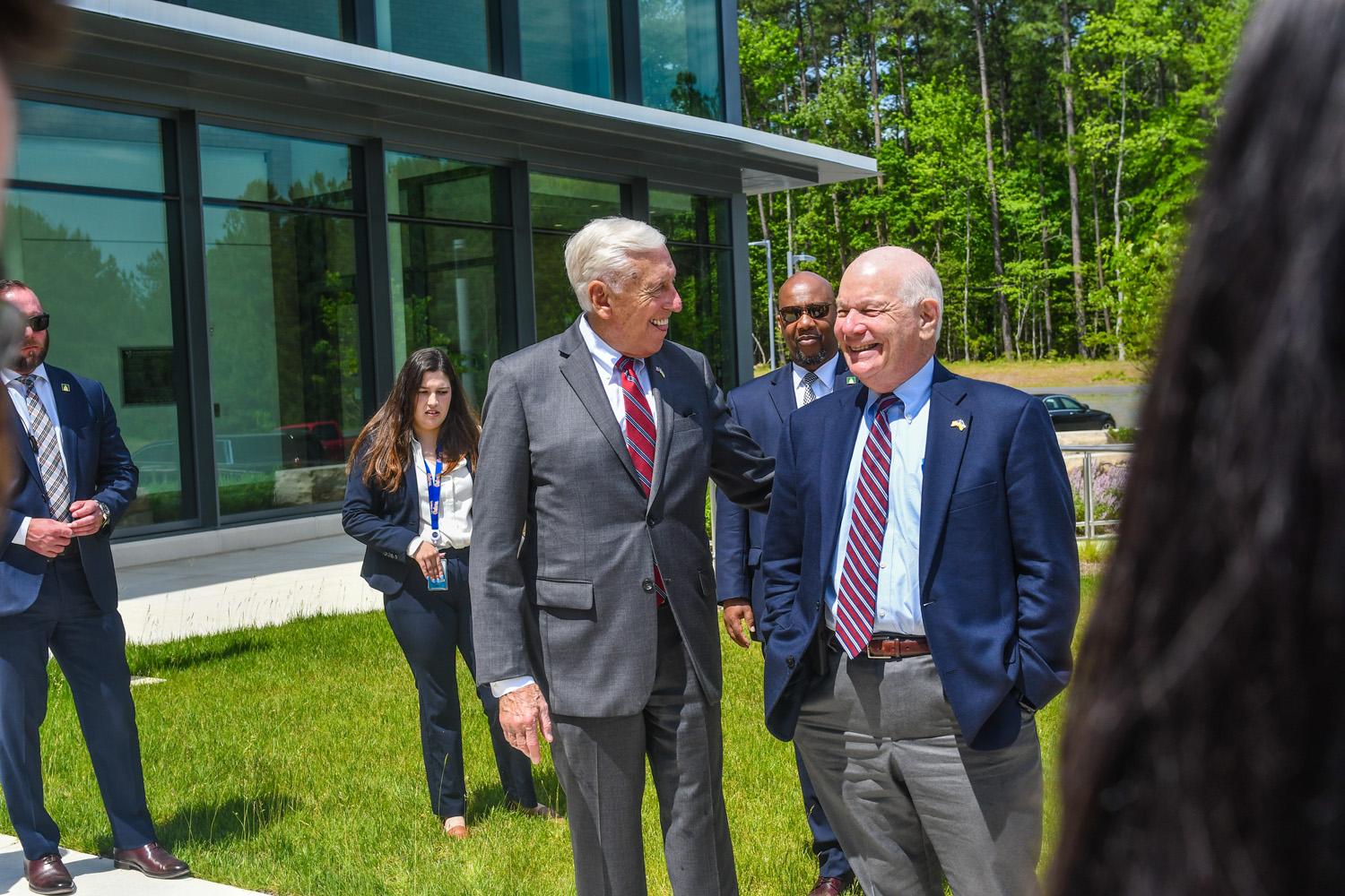 Ben Cardin and Steny Hoyer Visit