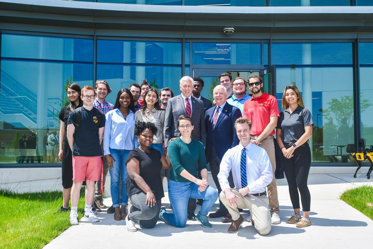 Ben Cardin and Steny Hoyer Visit