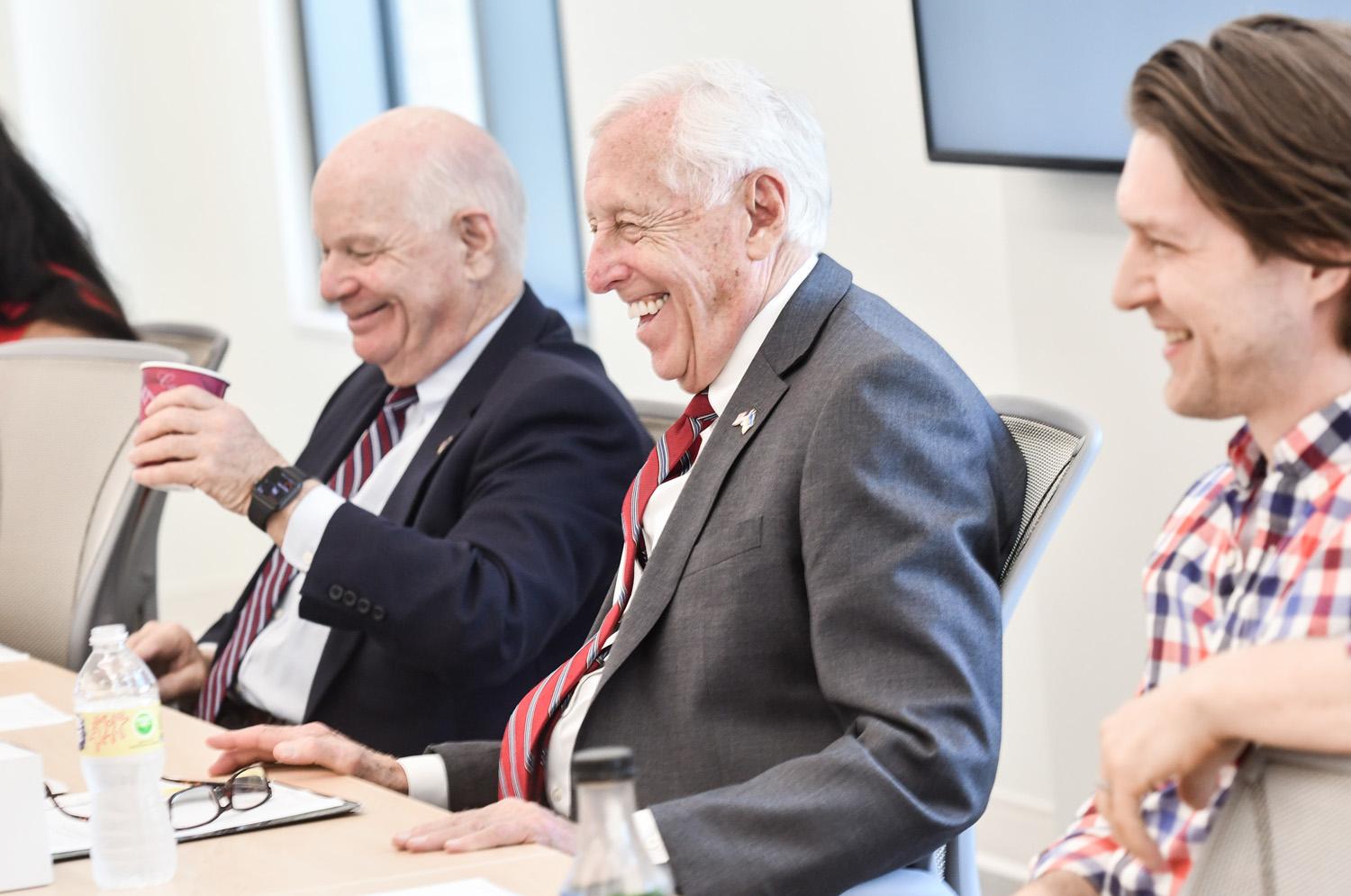 Ben Cardin and Steny Hoyer Visit